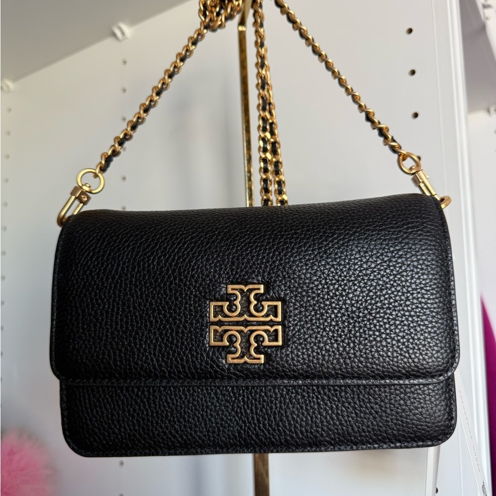 Tory Burch Black Leather Crossbody Bag